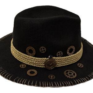 Black Gold Gear Wide Brim Fedora
