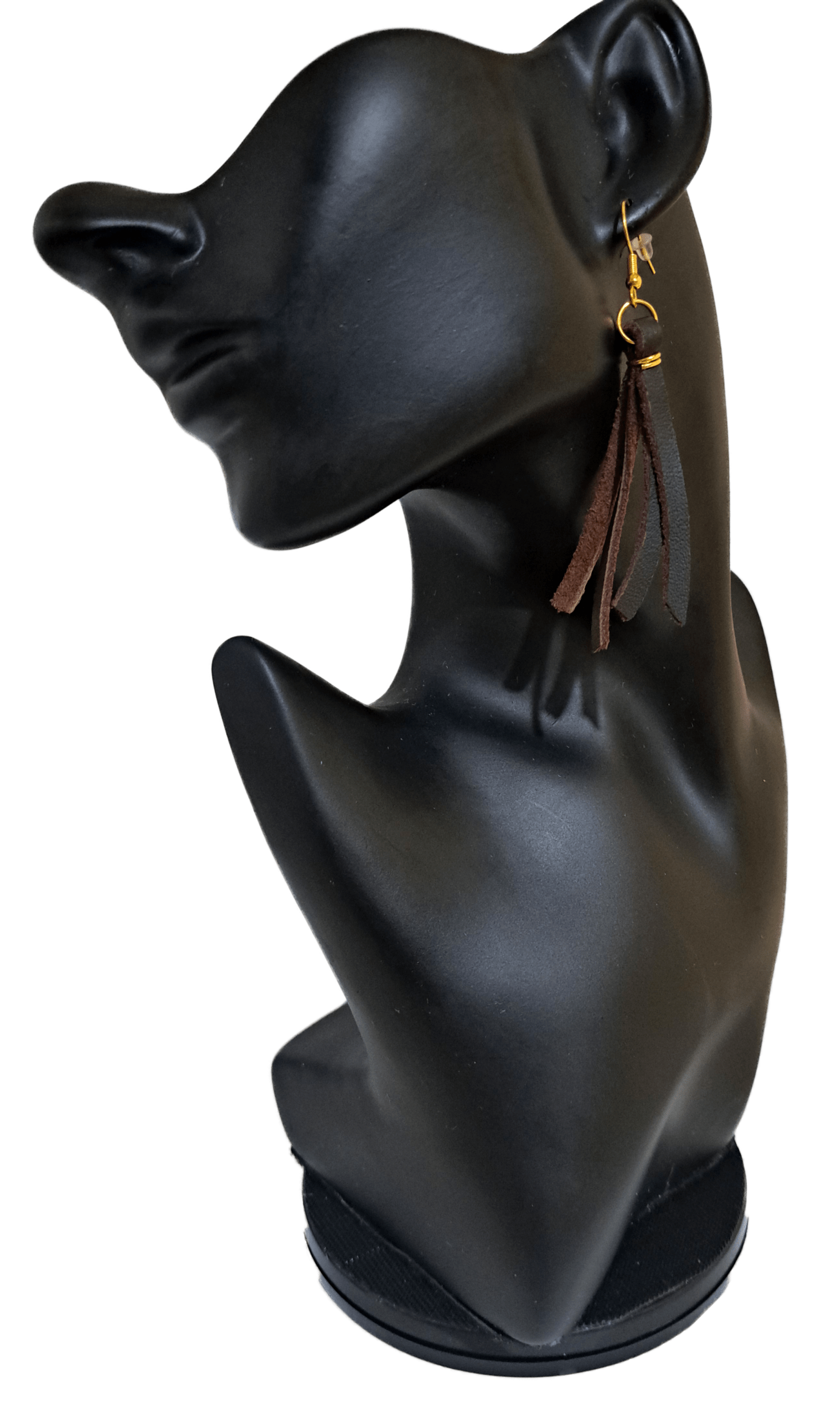 Brown Tassel Earrings