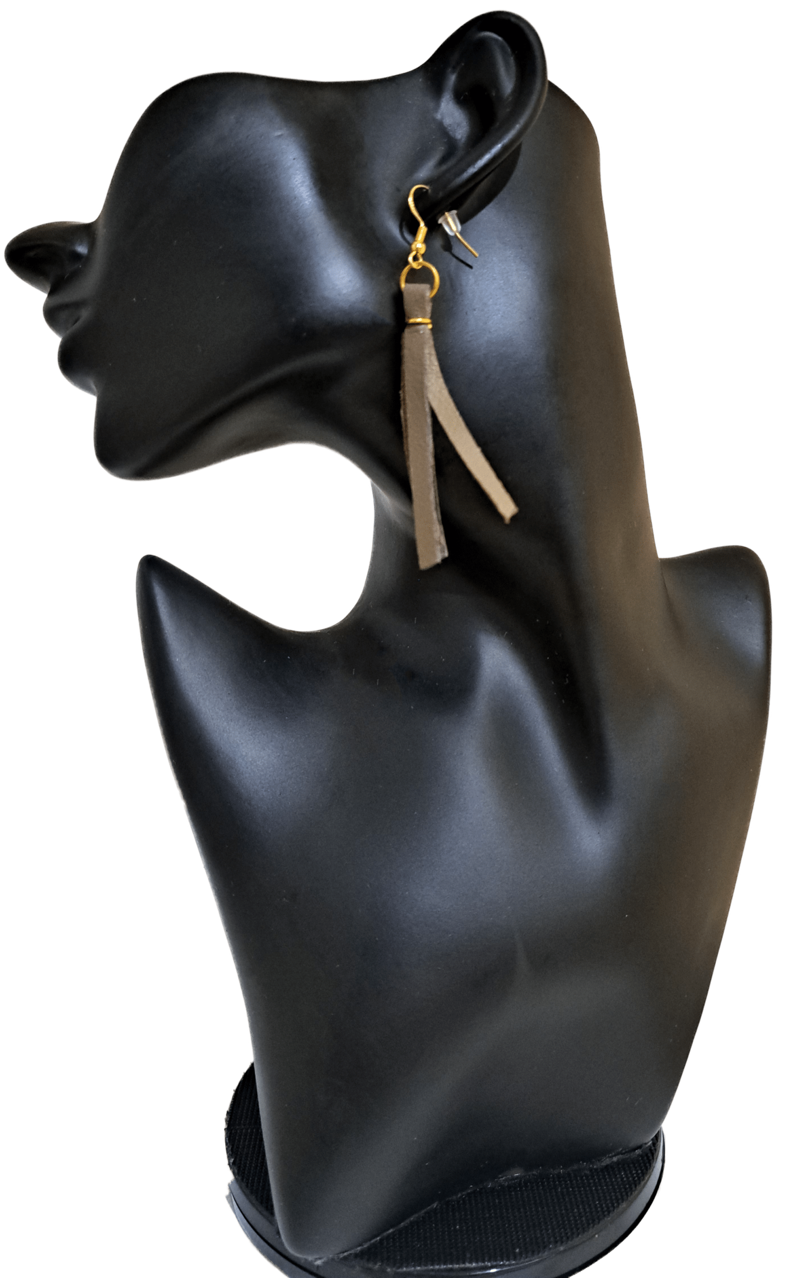 Grey Tassel Earrings
