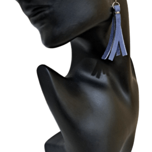 Blue Tassel Earrings
