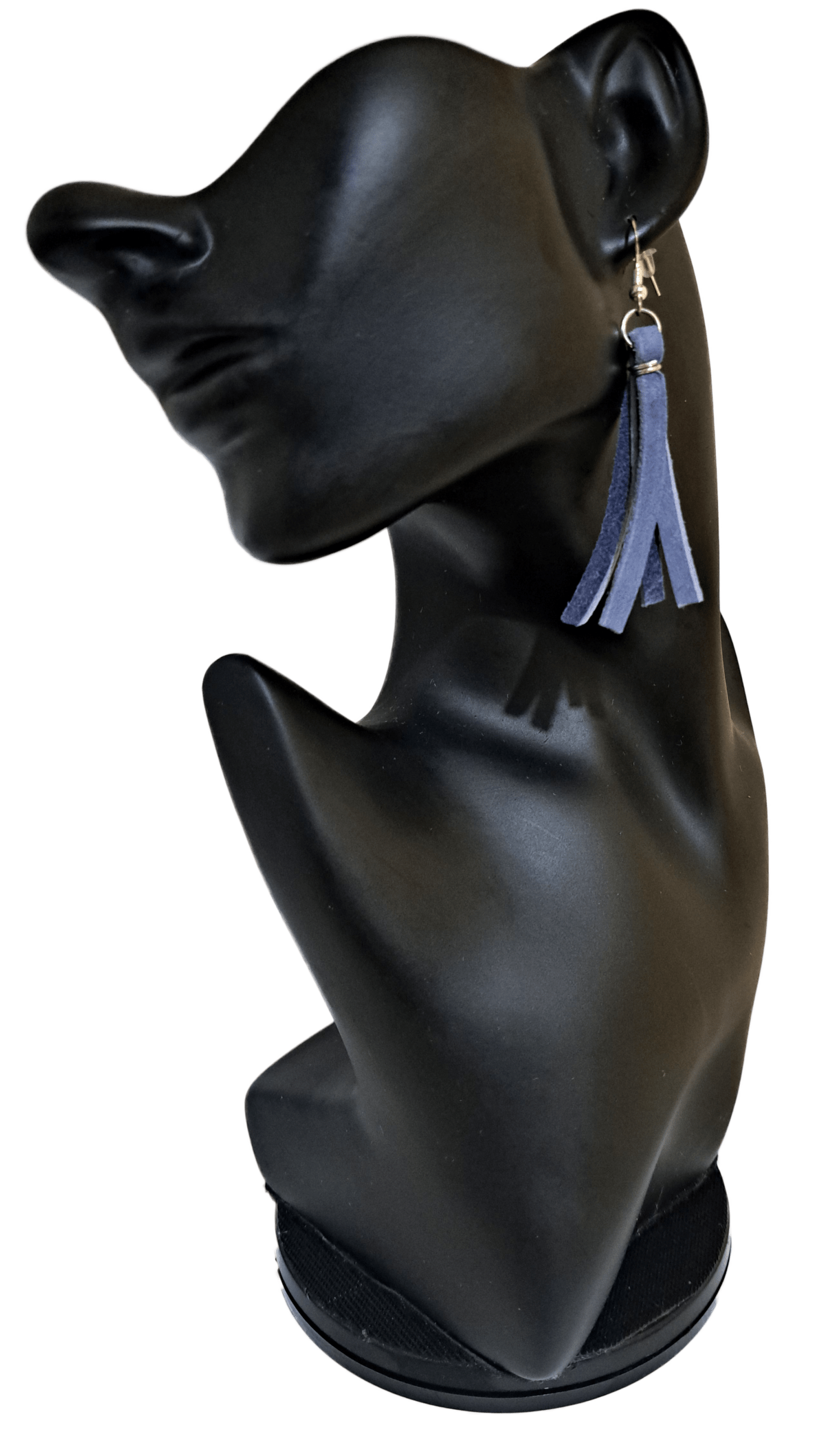 Blue Tassel Earrings