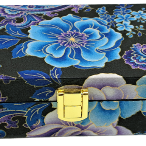 Blue Floral Jewelry Box