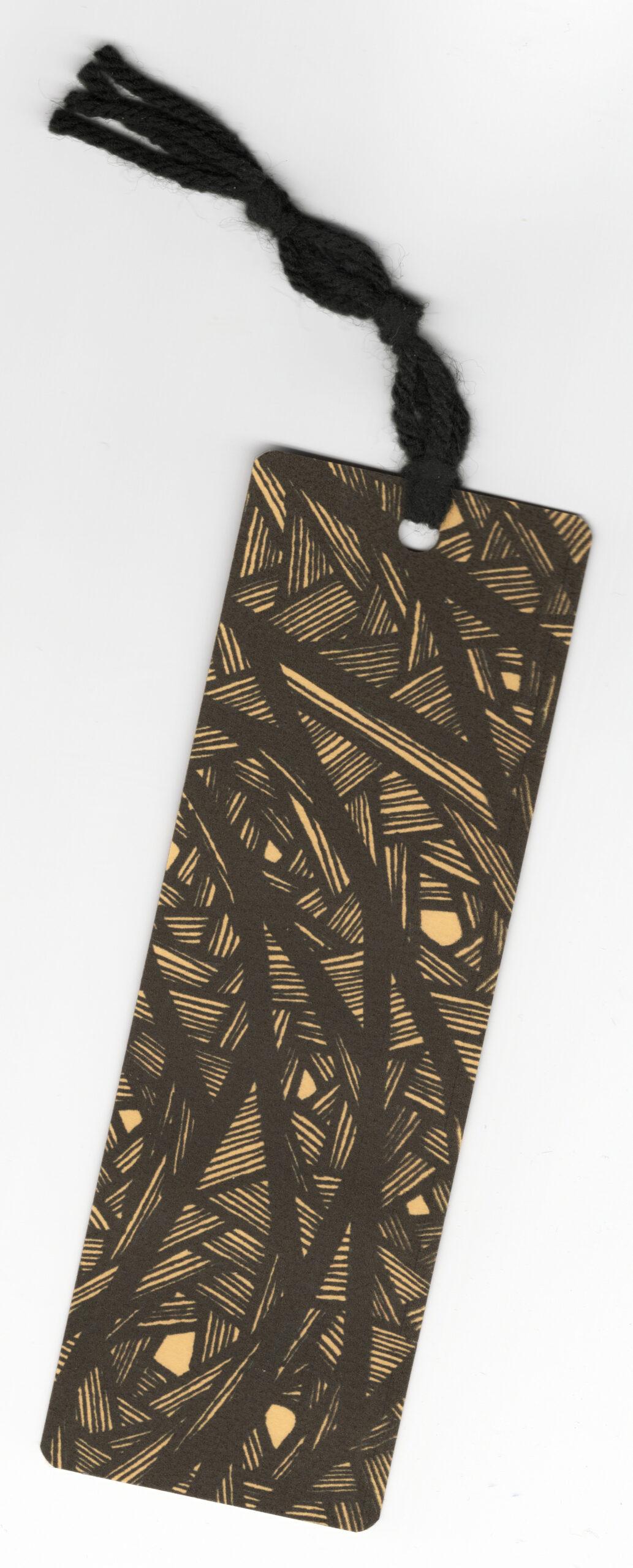 Orang 2 Line Patterned Bookmark